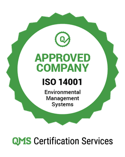 ISO 14001 certification badge