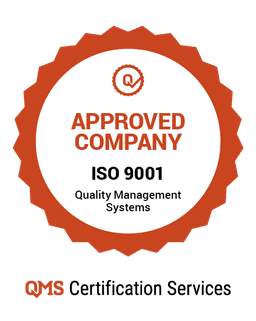 ISO 9001 certification badge