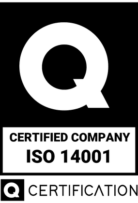 Q Certification — ISO 14001 certified company, environmental management